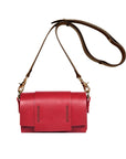 Tri Mini Red Leather Shoulder Bag | Porterist