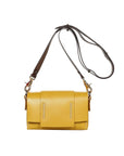 Tri Mini Yellow Leather Shoulder Bag | Porterist