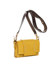 Tri Mini Yellow Leather Shoulder Bag | Porterist