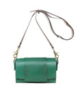 Tri Mini Green Leather Shoulder Bag | Porterist