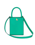 Mini Tote Clover Green Leather Handbag | Porterist