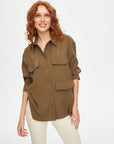 FS Faik Sönmez Khaki Cargo Pocket Detailed Modal Tunic  - Porterist 4