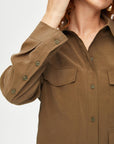 FS Faik Sönmez Khaki Cargo Pocket Detailed Modal Tunic  - Porterist 6