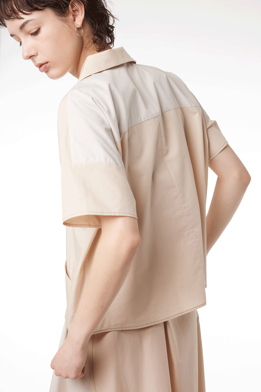 Sand Dune Button Top