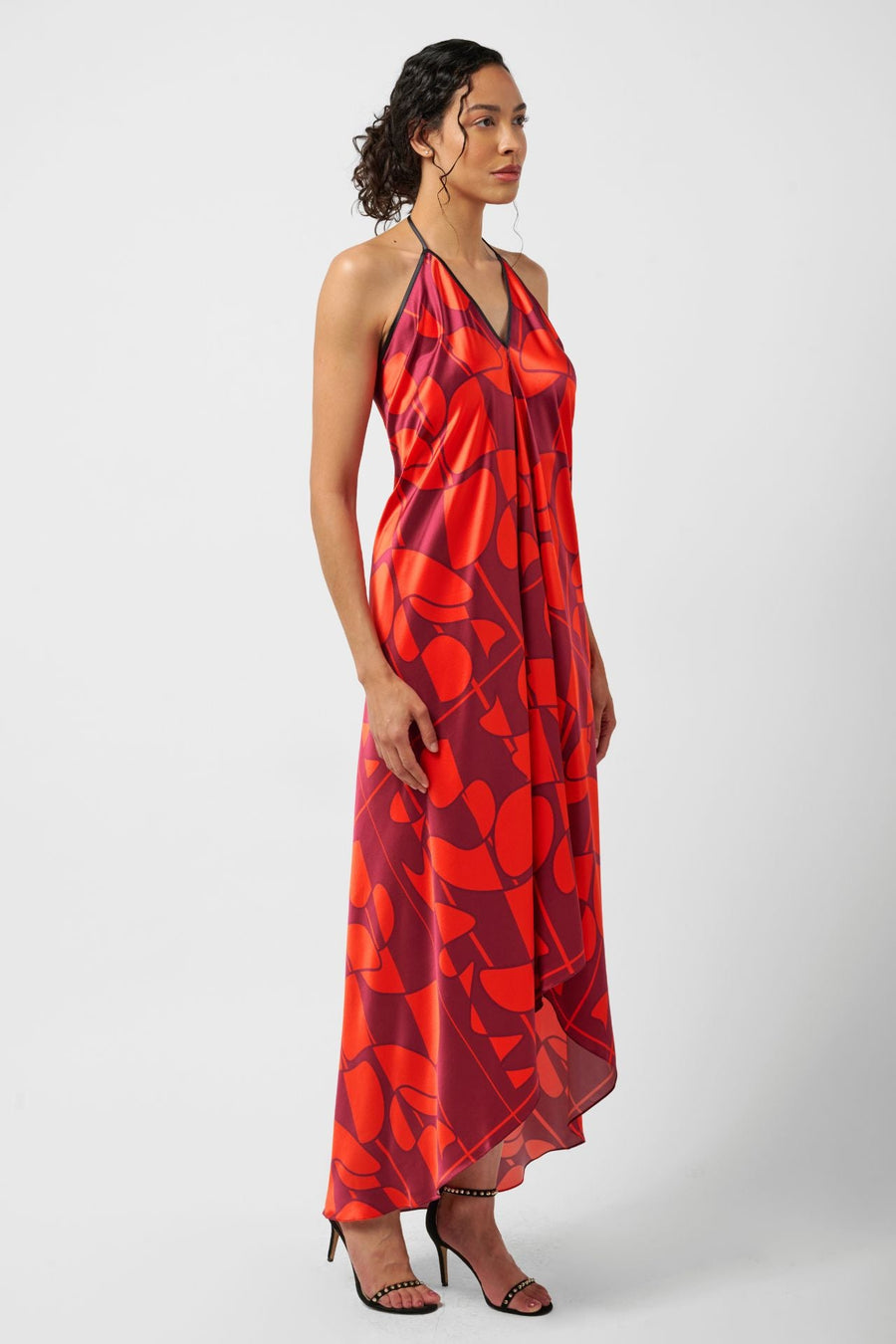 The Sharon Keyser Collection - Red Carpet Halter Neck Backless Dress