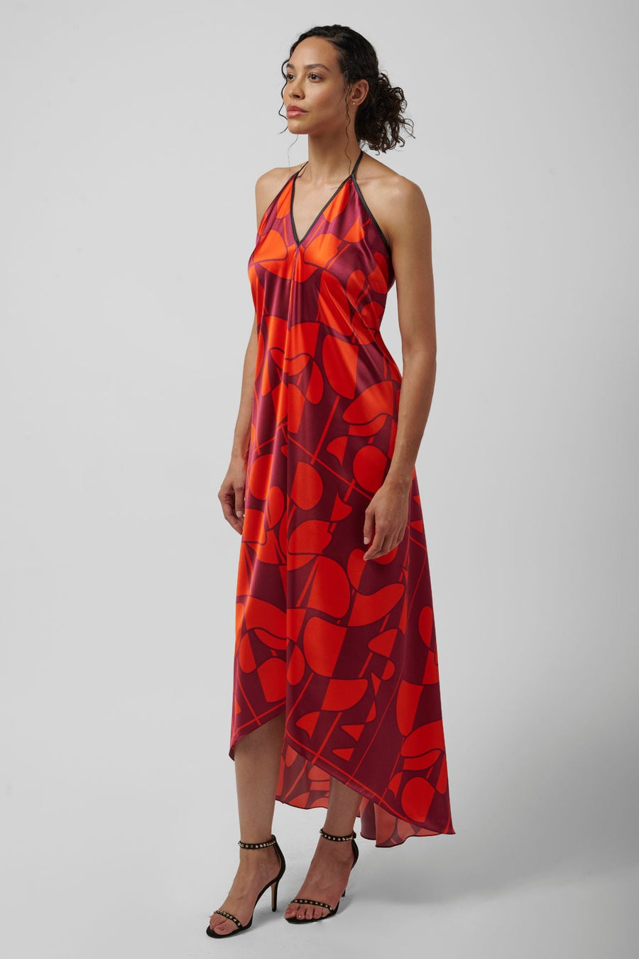 The Sharon Keyser Collection - Red Carpet Halter Neck Backless Dress