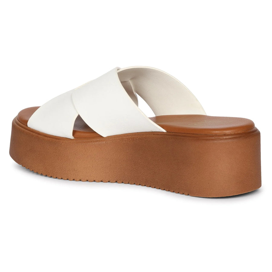 Vivi Blu Yasmin Wedges Footwear White 