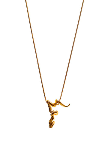 Valetta Bright Gold - plated Silver Necklace | Porterist