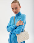 Turtleneck Knitwear Tunic Sky Blue