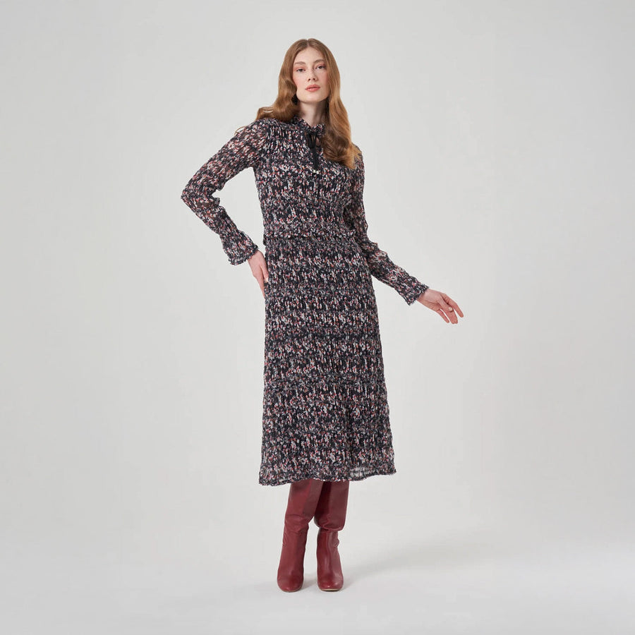 Mizalle Midi Dress Mix Apparel Mix