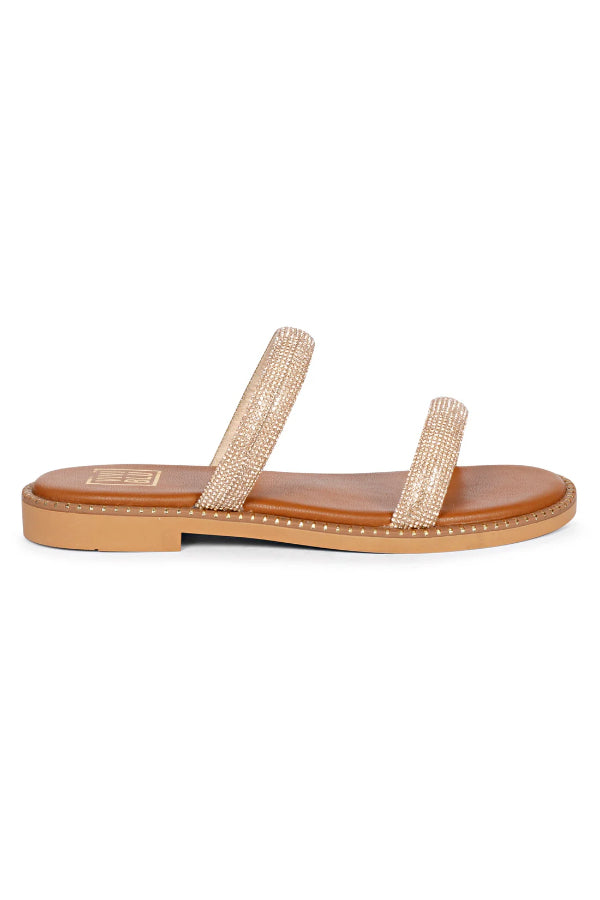 Vivi Blu - Zaeneb Flats Footwear - Champagne