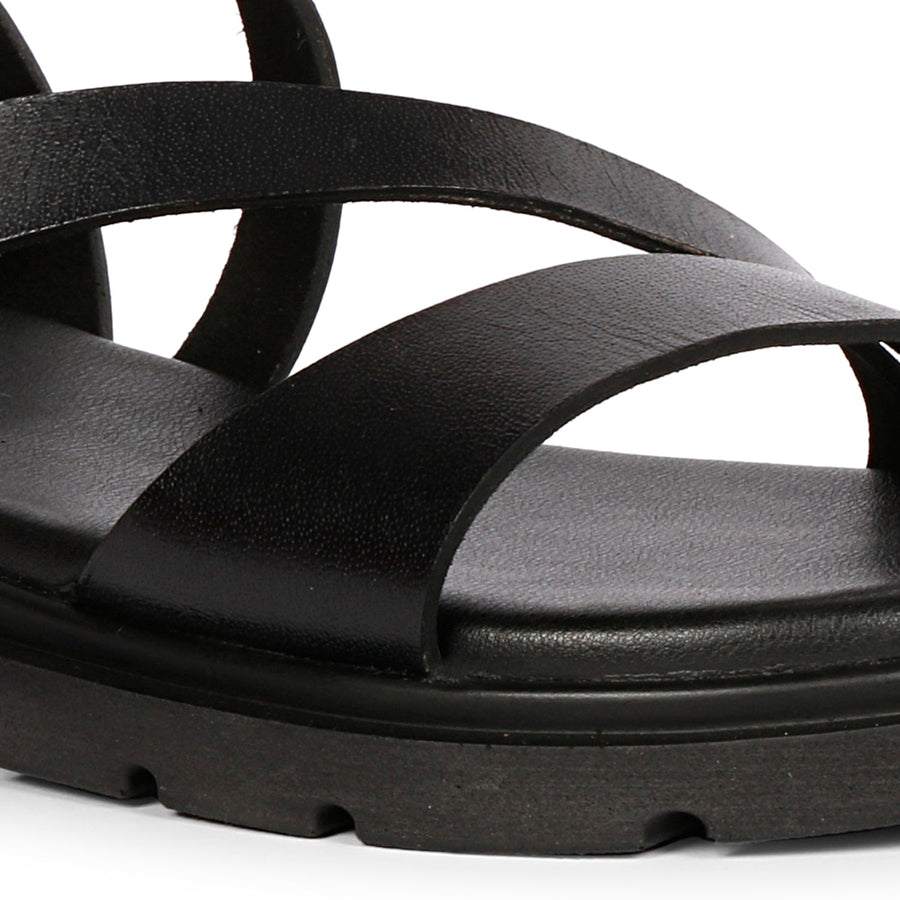 Vivi Blu Kamla Flats Footwear Black 