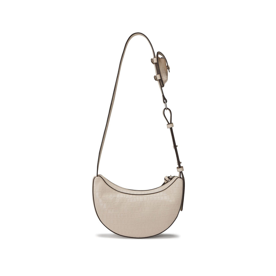 Oryany Rookie Croco Crossbody Medium Handbags Cream 