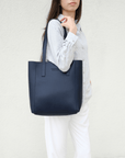 Agnes Tote Bag Navy Blue