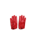 Red Azure Leather Gloves