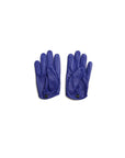 Blue Azure Leather Gloves