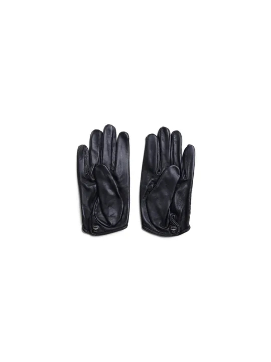 Black Azure Leather Gloves