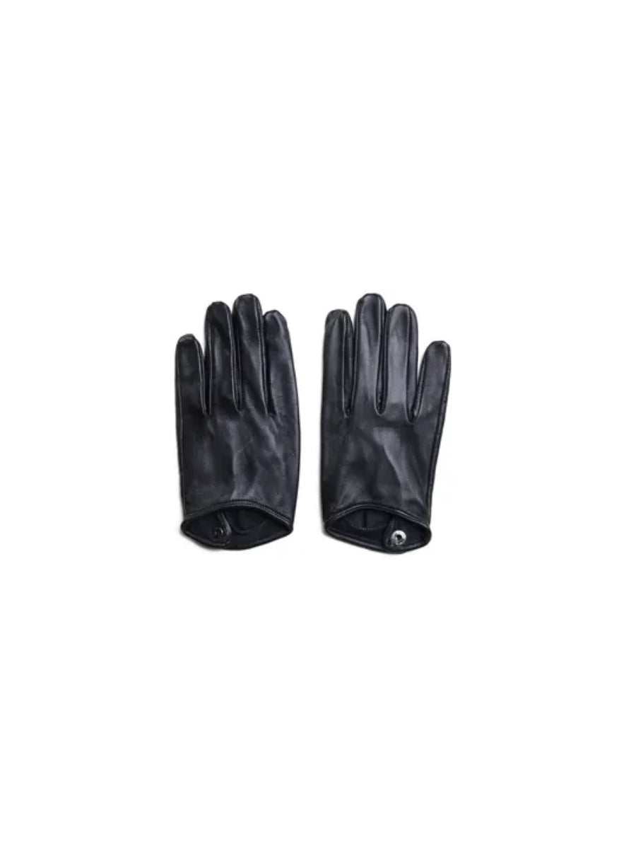 Black Azure Leather Gloves