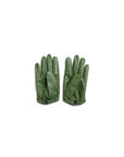 Green Azure Leather Gloves