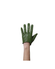 Green Azure Leather Gloves