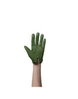 Green Azure Leather Gloves