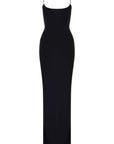 Black Aphrodite Maxi Jersey Dress  - Porterist 2