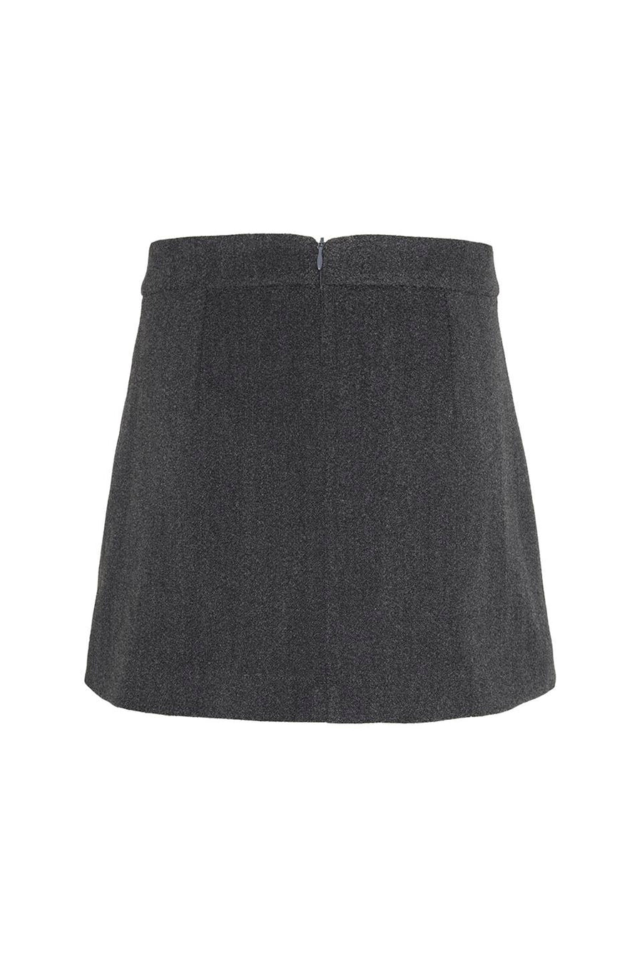 Ashen Chic Mini Skirt  - Porterist 2