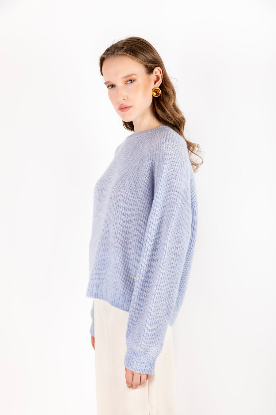 Lal - Camisole Detailed Sweater Blue - Porterist 2