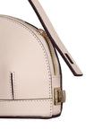 Audrey Beige Mini Leather Handbag | Porterist