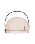 Audrey Beige Mini Leather Handbag | Porterist