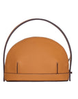 Audrey Camel Mini Leather Handbag | Porterist