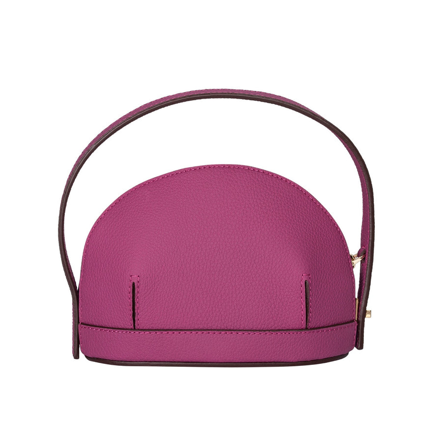 Audrey Fuchsia Mini Leather Handbag | Porterist