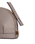 Audrey Gray Mini Leather Handbag | Porterist