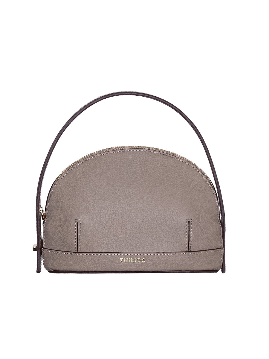 Audrey Gray Mini Leather Handbag | Porterist