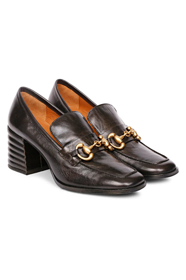 Saint G Vera - Heel Loafers - Black