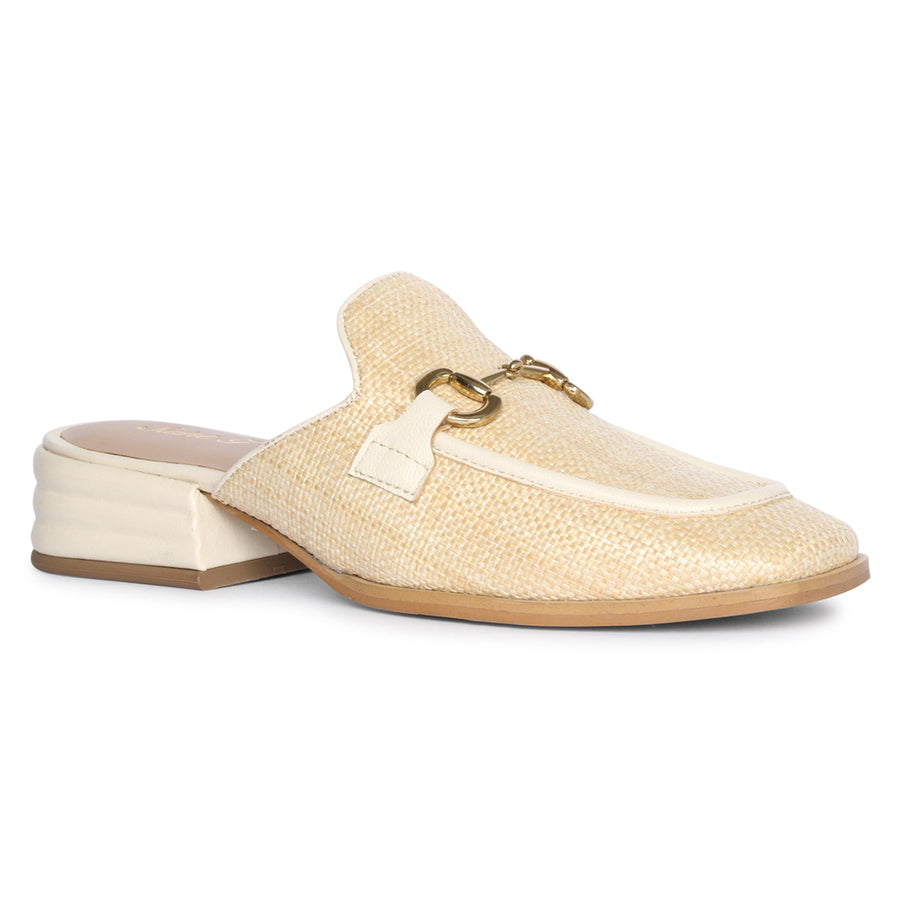 Future Brands Group Beige Izaara Heeled Mule  - Porterist 8