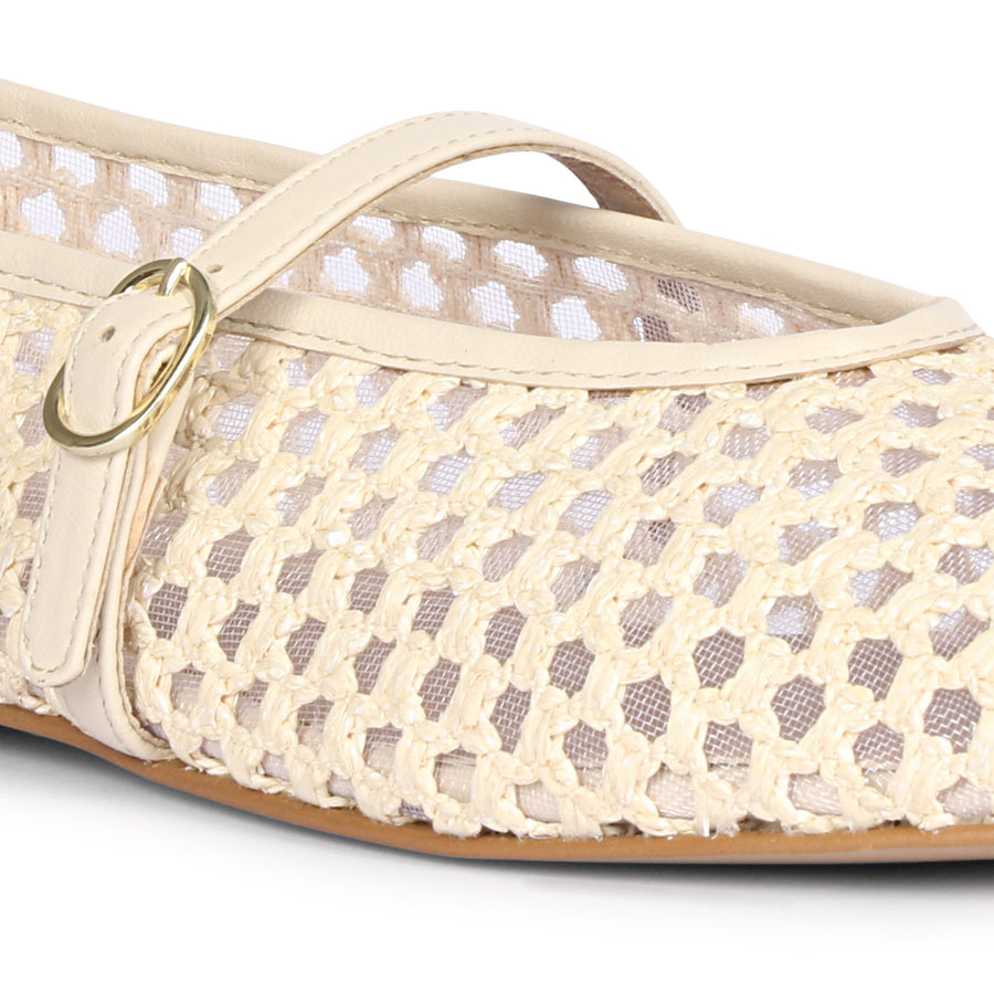 Future Brands Group Beige Dia Ballerina  - Porterist 6