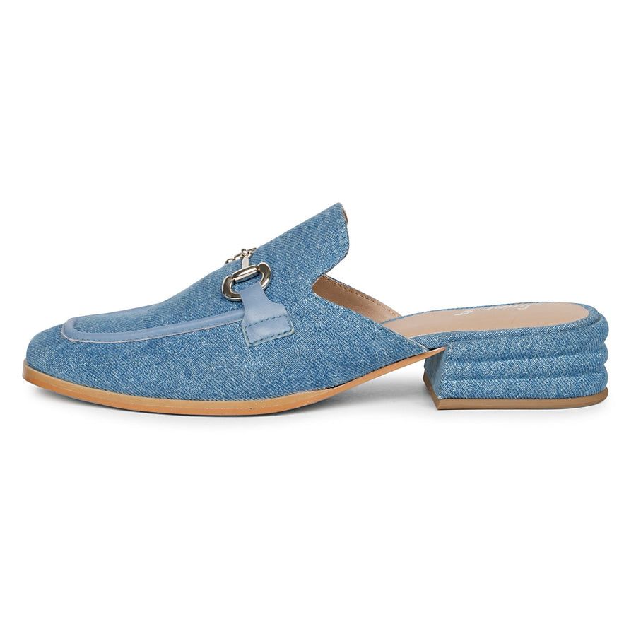 Savannah Flat Mules Denim 