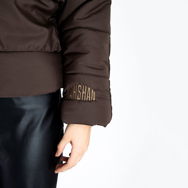 Coffee Puffer Coat | Porterist