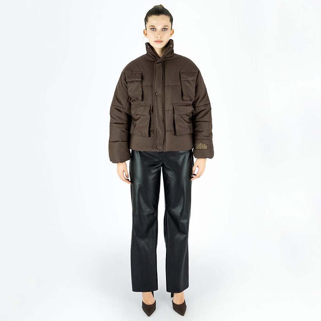 Coffee Puffer Coat | Porterist