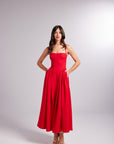 Bridged Dress Red Porterist - 4