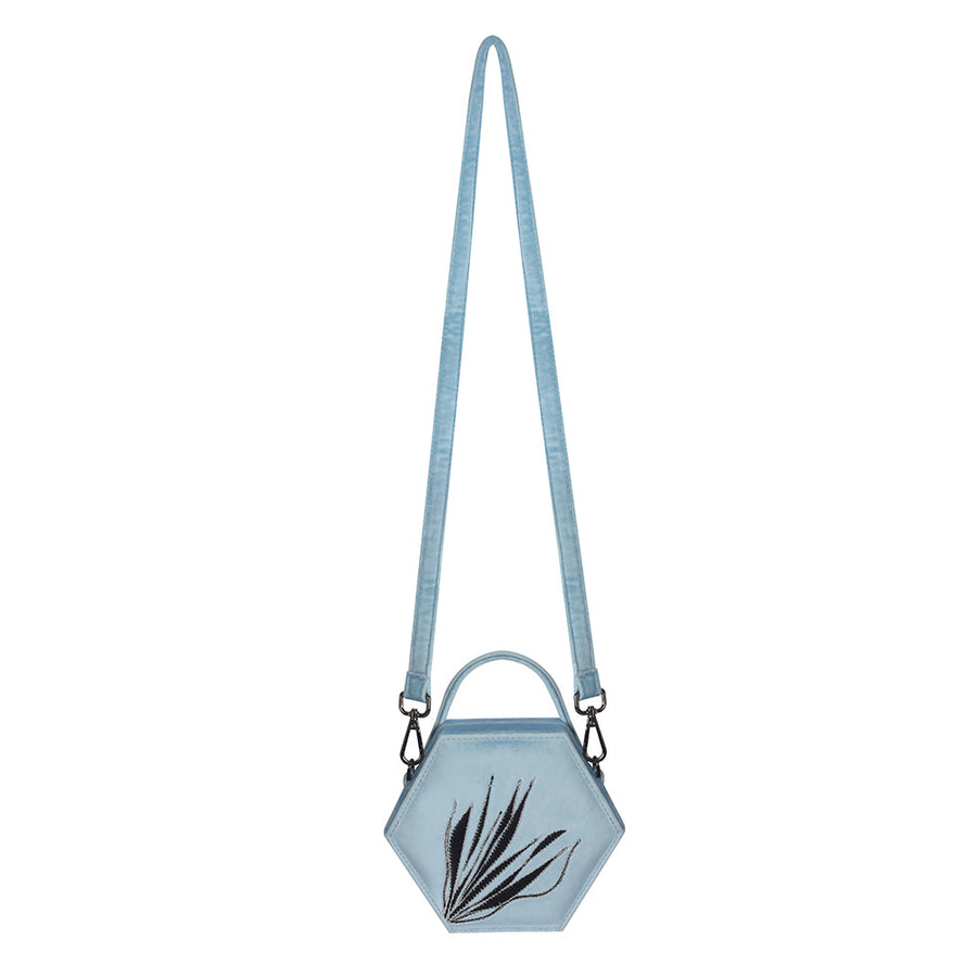 Baby Blue Micro Hexagon Bag | Porterist