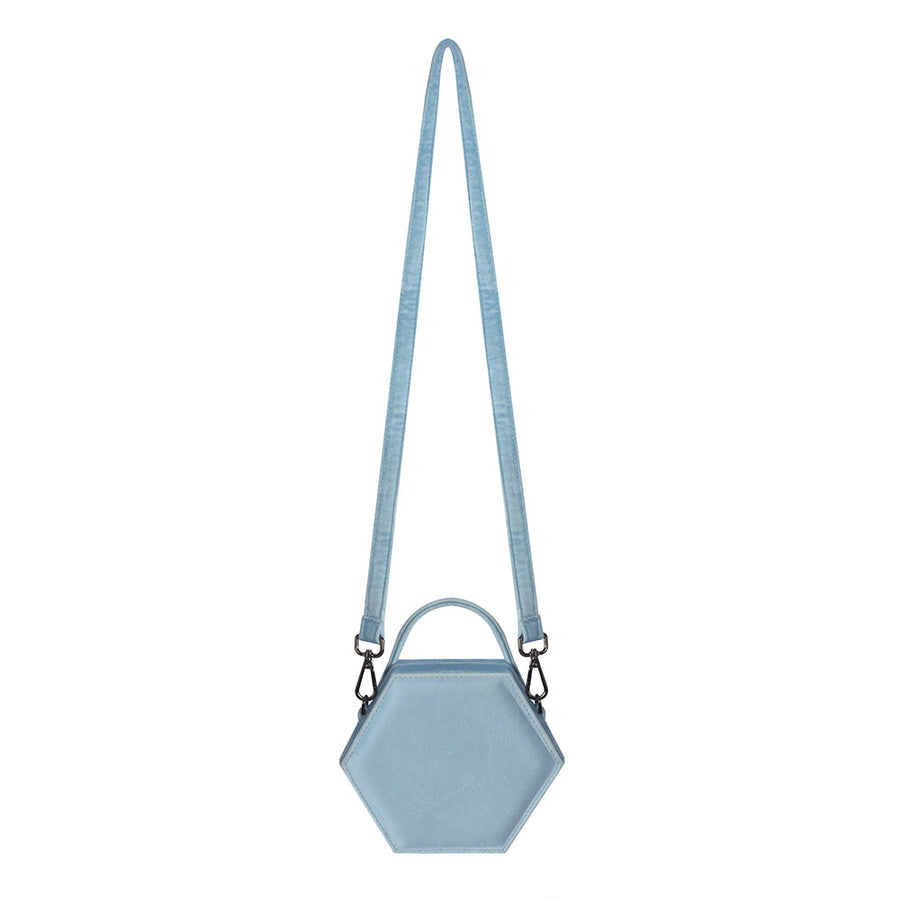 Baby Blue Micro Hexagon Bag | Porterist