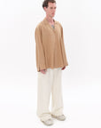 Beige Men's Oversize Shirt