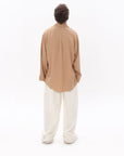 Beige Men's Oversize Shirt