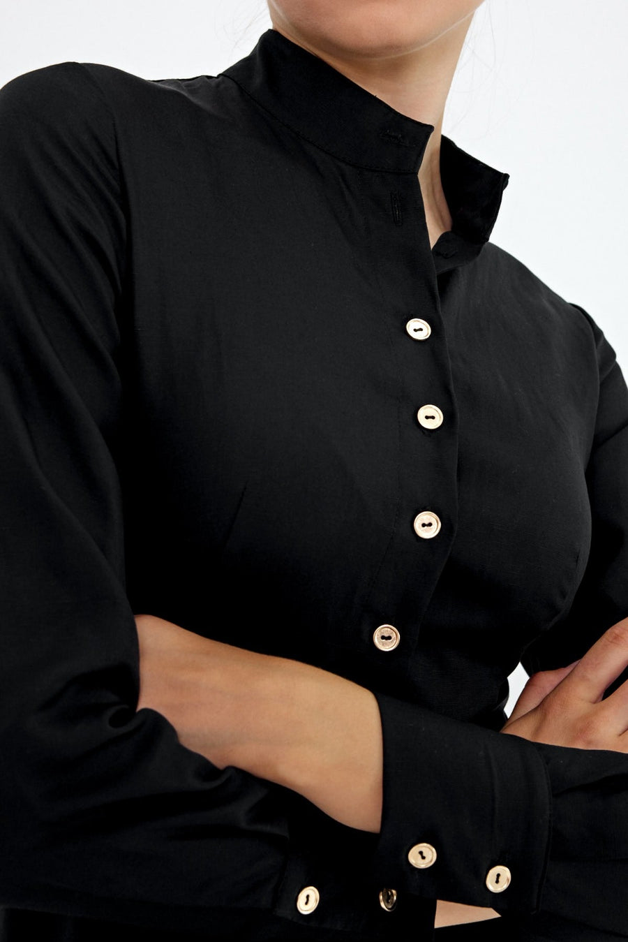 Alice Long Sleeve Black Dress
