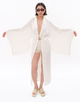 White Tencel Kimono  - Porterist 2