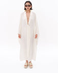 White Tencel Kimono  - Porterist 7