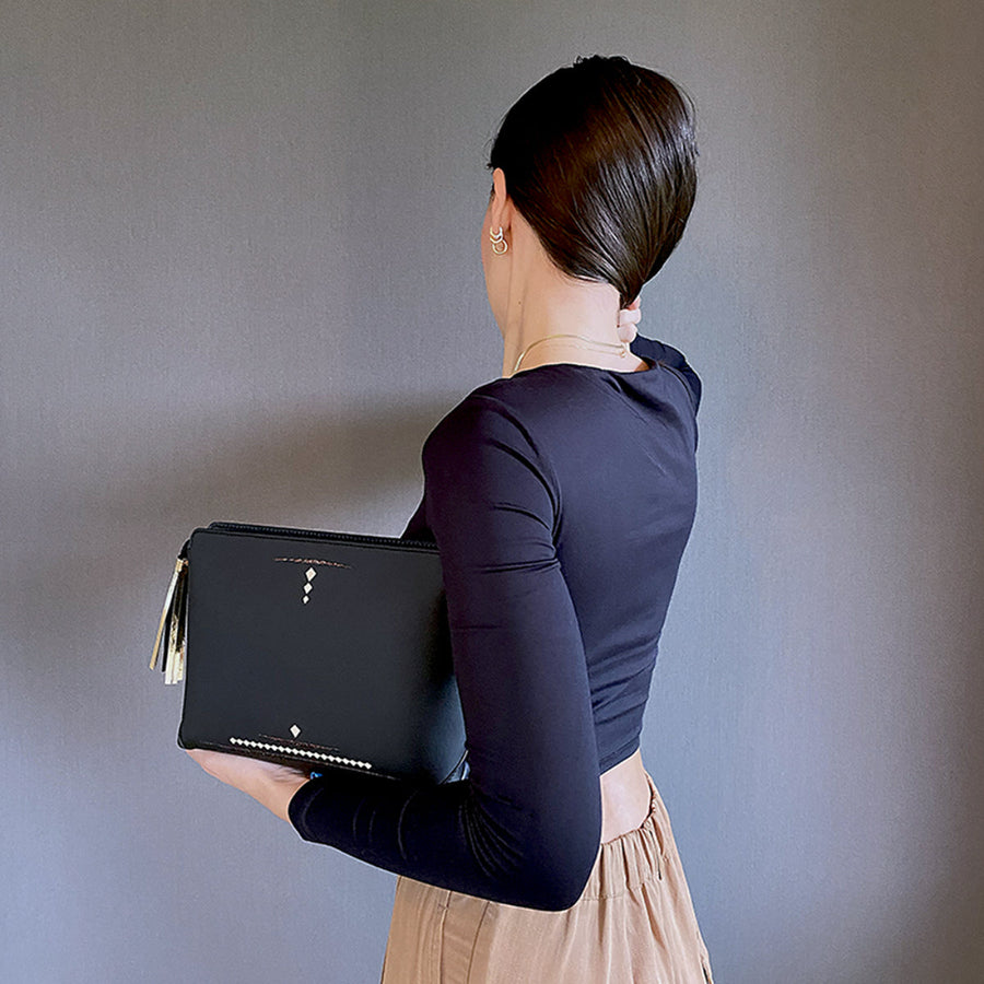 Black Mun Clutch - Small Size | Porterist