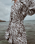 Black Zebra Kate Kimono Dress | Porterist